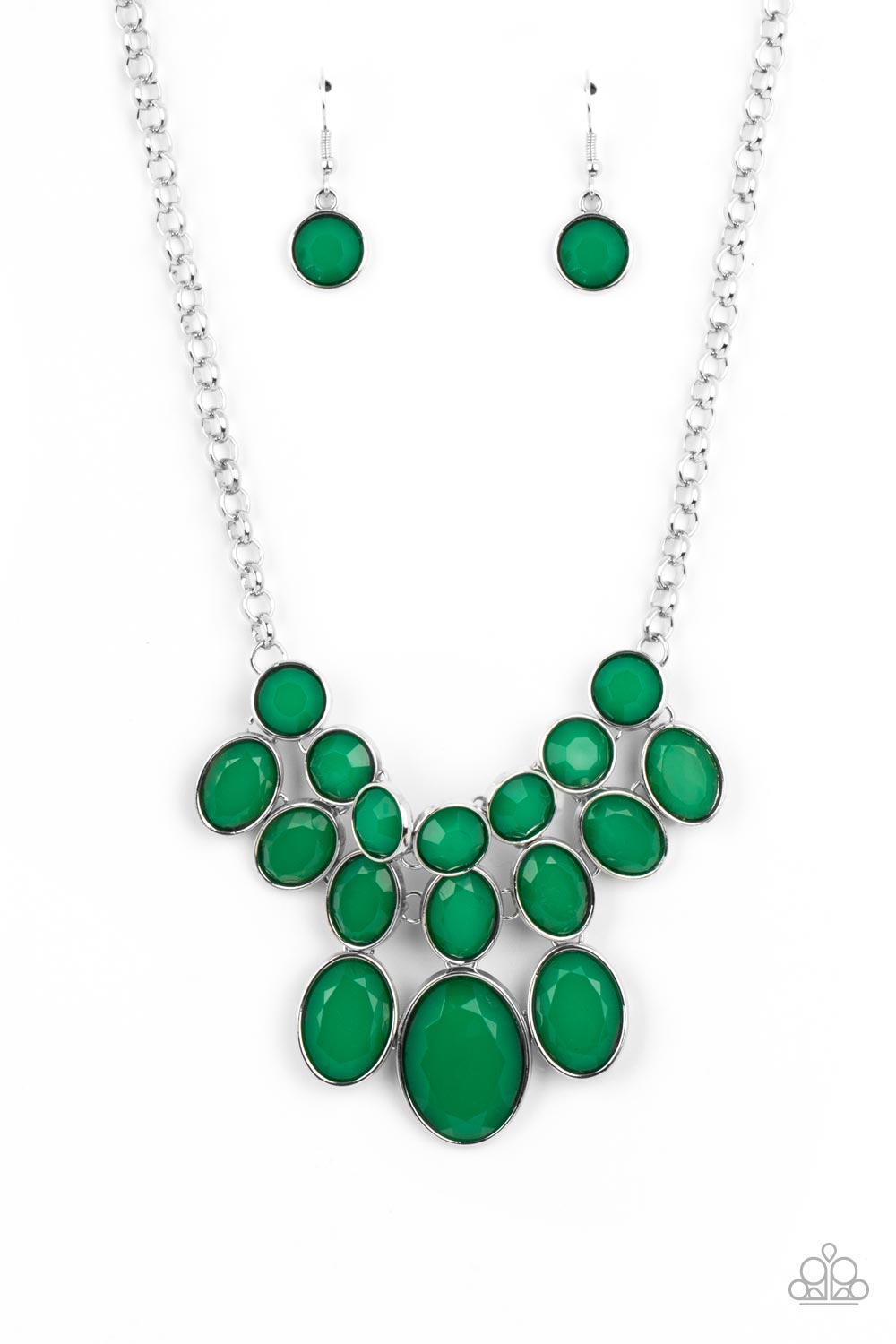 Delectable Daydream - Green Leprechaun Bead Necklace Paparazzi N1936