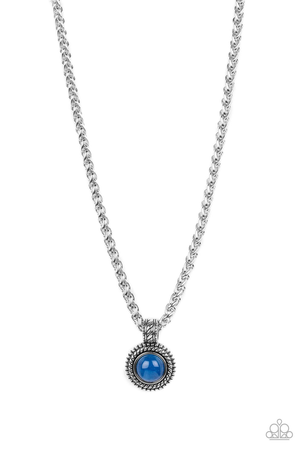 Pendant Dreams - Blue Lapis Stone Urban Necklace Paparazzi N1176