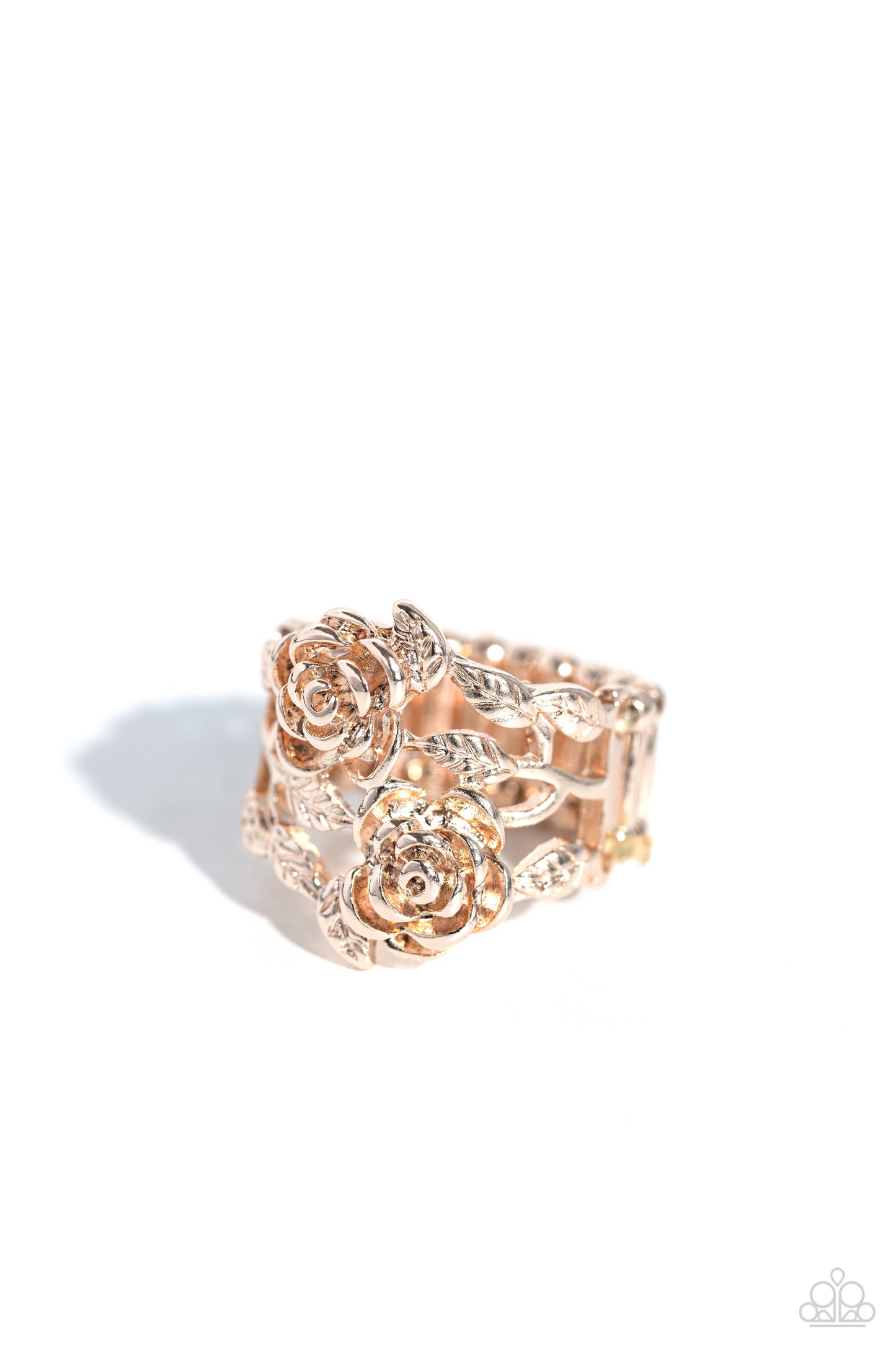 Anything ROSE - Rose Gold - Blooming Rose Ring Paparazzi R0547