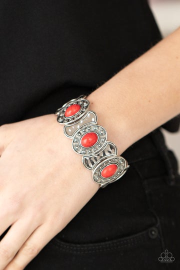 Desert Relic Red Bracelet Paparazzi B0119
