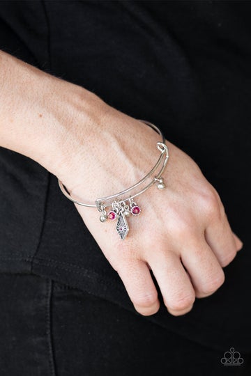 Treasure Charms Pink Bracelet Paparazzi B0118