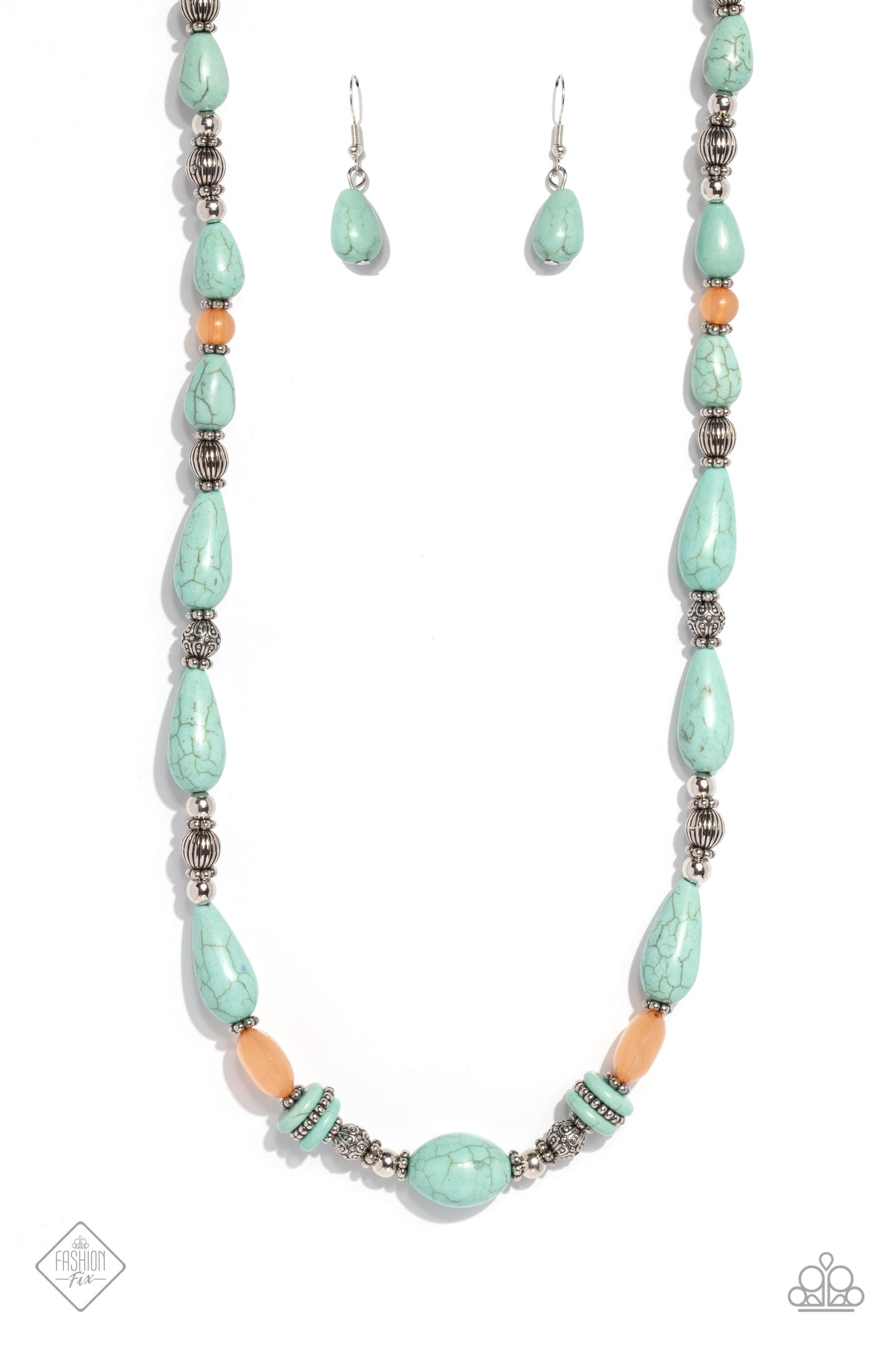 Nile River Redux - Blue Turquoise Stone Santa Fe Style Fashion Fix May 2023 N1674