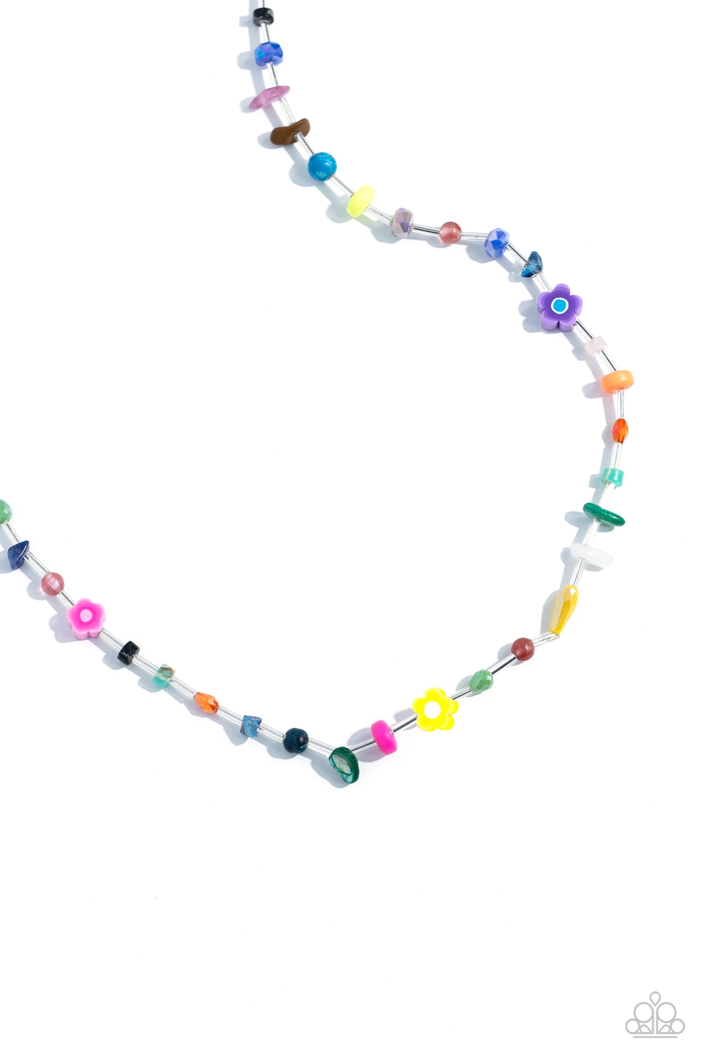 Ambitious Assortment - Multi Colored Beads, Acylics & Stone Necklace Paparazzi N1743