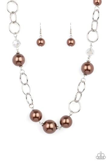 New Age Novelty Brown Necklace Paparazzi N0262