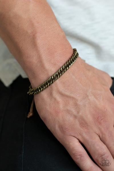 AWOL Brass Urban Bracelet Paparazzi B0029