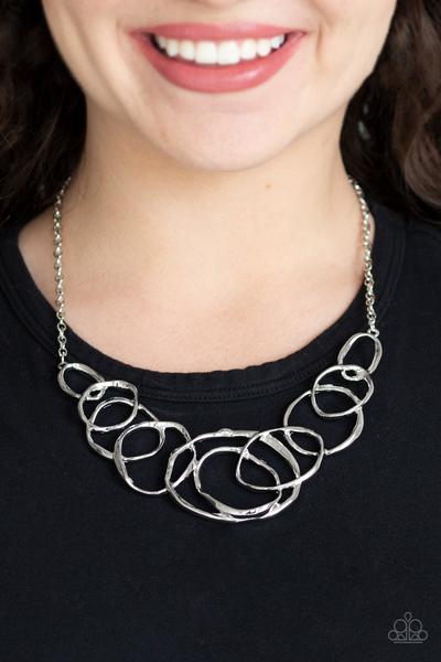 All Around Radiance Silver Necklace Paparazzi N0309