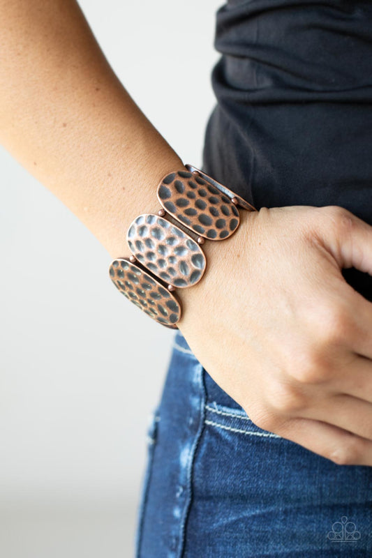 Artisan Exhibition Copper Bracelet Paparazzi B0172
