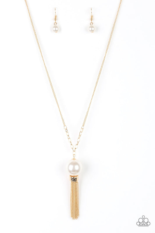 Belle Of The Ballroom Gold Necklace Paparazzi  N0255