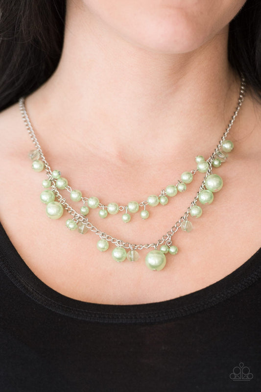 Blissfully Bridesmaid Green Necklace Paparazzi N0215
