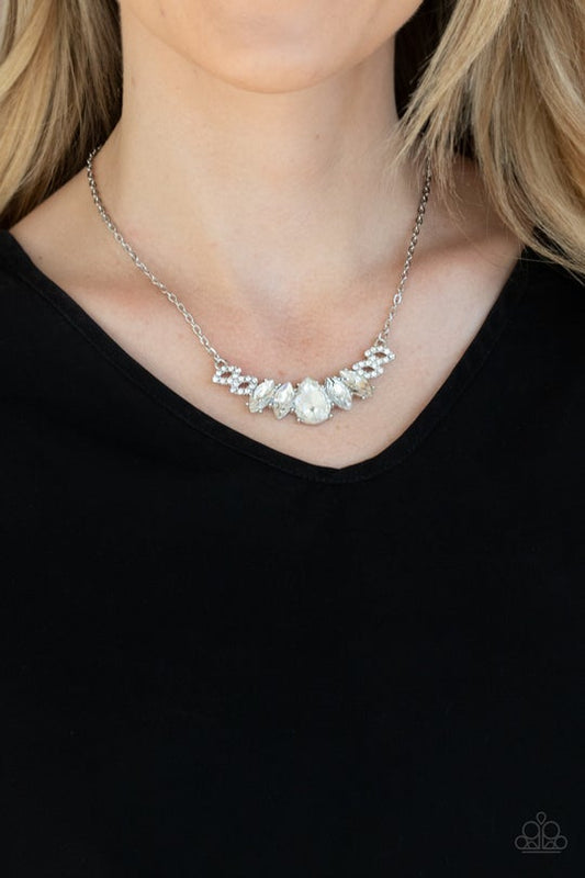 Bride to Beam White Necklace Paparazzi N0167