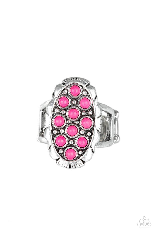 Cactus Garden Pink Ring Paparazzi R0098