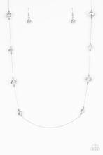 Champagne On The Rocks Silver Necklace Paparazzi N0085