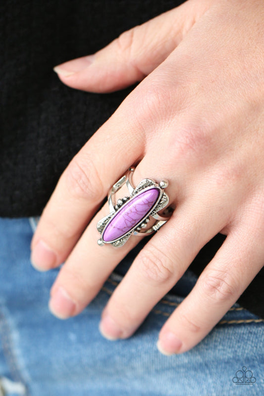 Cottage Craft Purple Ring Paparazzi R0206