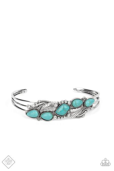 Cottage Living Blue Bracelet Santa Fe Style July 2021 Fashion Fix Paparazzi B0151