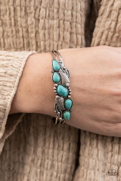 Cottage Living Blue Bracelet Santa Fe Style July 2021 Fashion Fix Paparazzi B0151