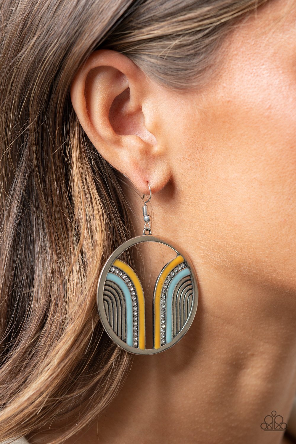 Delightfully Deco Multi Earring Paparazzi E0094