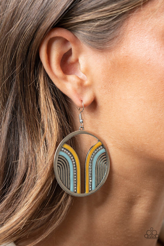 Delightfully Deco Multi Earring Paparazzi E0094