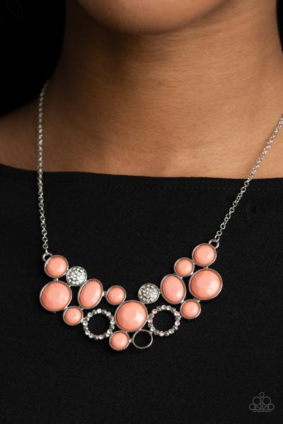 Extra Eloquent Orange Necklace Paparazzi  N0224