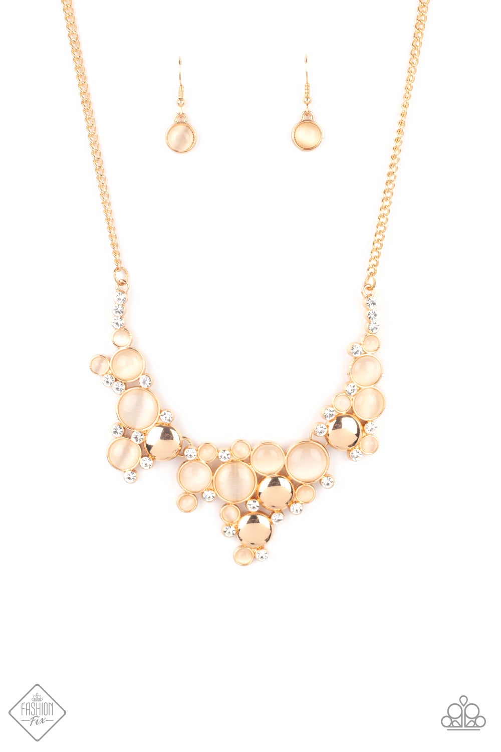 Fairytale Affair - Gold Necklace Paparazzi N0511
