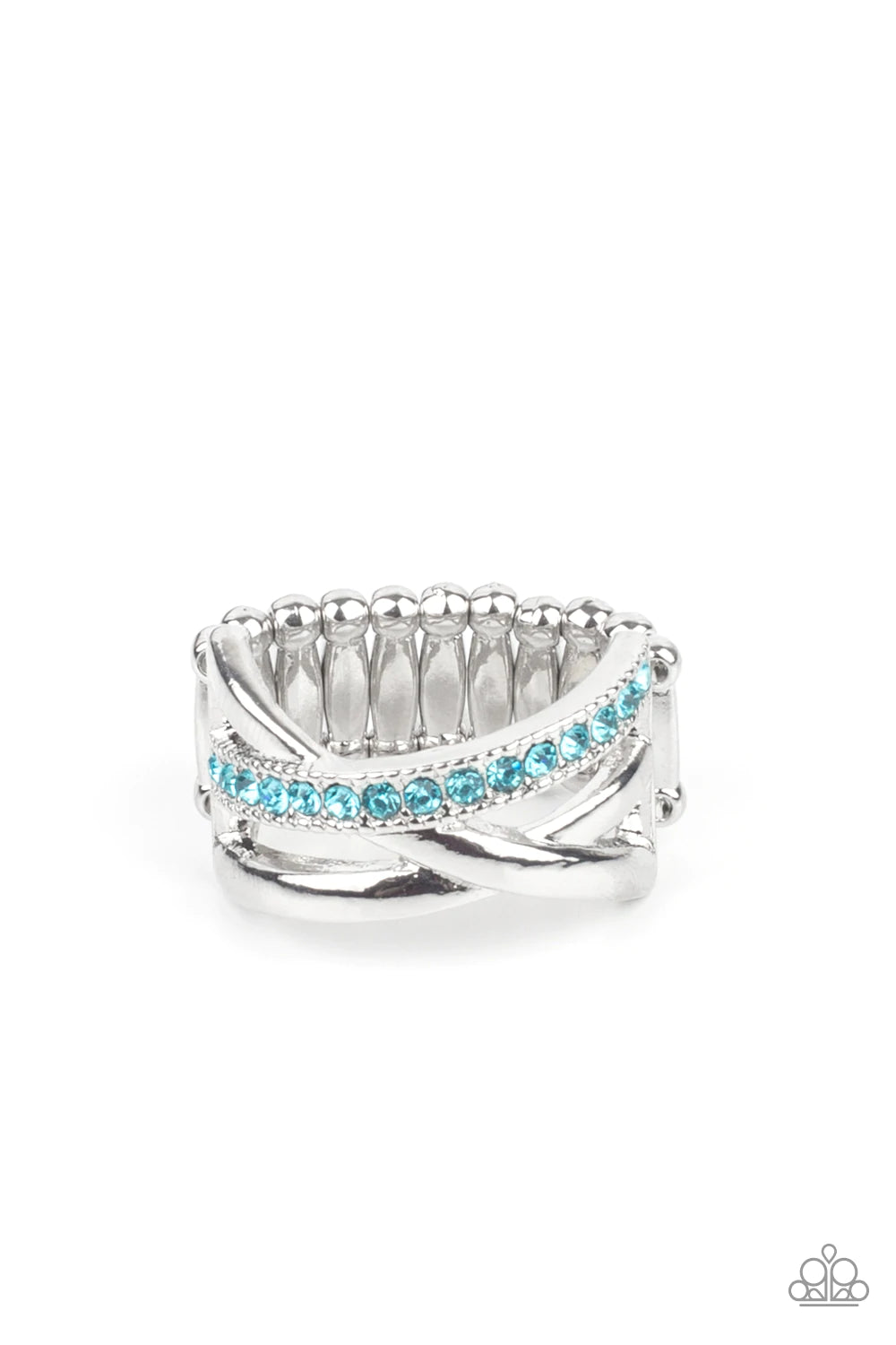 Forever Flawless Blue Rhinestone Ring Paparazzi R0121