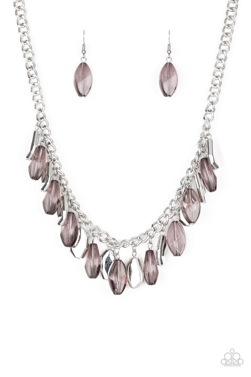 Fringe Fabulous Silver Necklace Paparazzi N0100