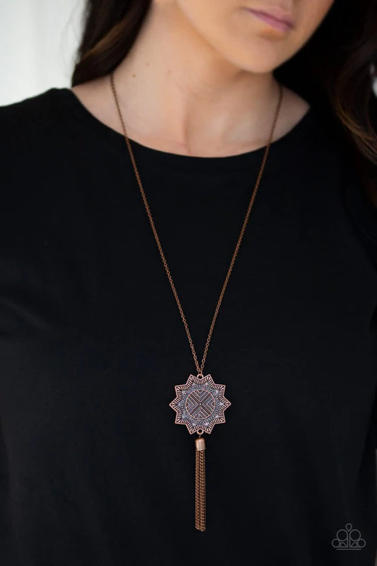 From Sunup To Sundown Copper Necklace Paparazzi N0335