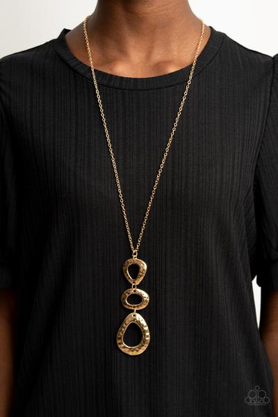 Gallery Artisan Gold Necklace Paparazzi N0237