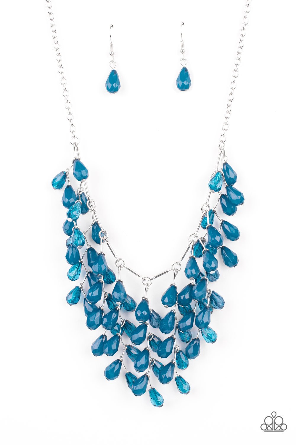 Garden Fairytale Blue Necklace Paparazzi  N0370