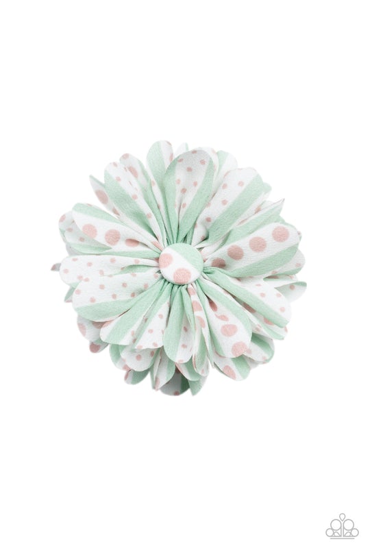Got A Good Thing Growing Green Hair Clip Paparazzi H0021