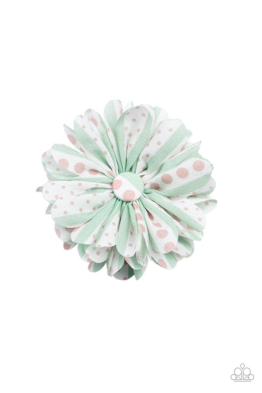 Got A Good Thing Growing Green Hair Clip Paparazzi H0021
