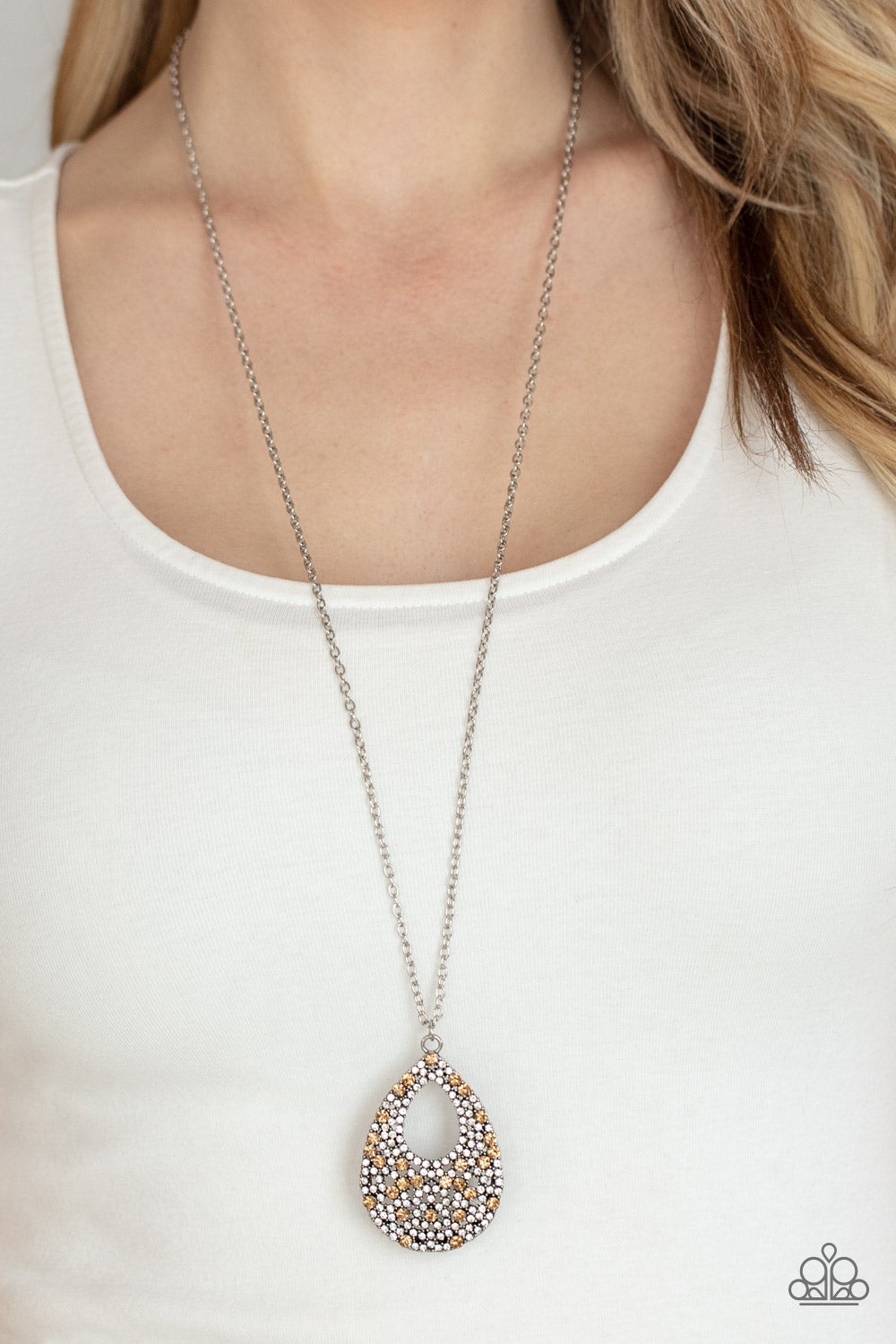High Society Stargazing Brown Necklace Paparazzi N0201