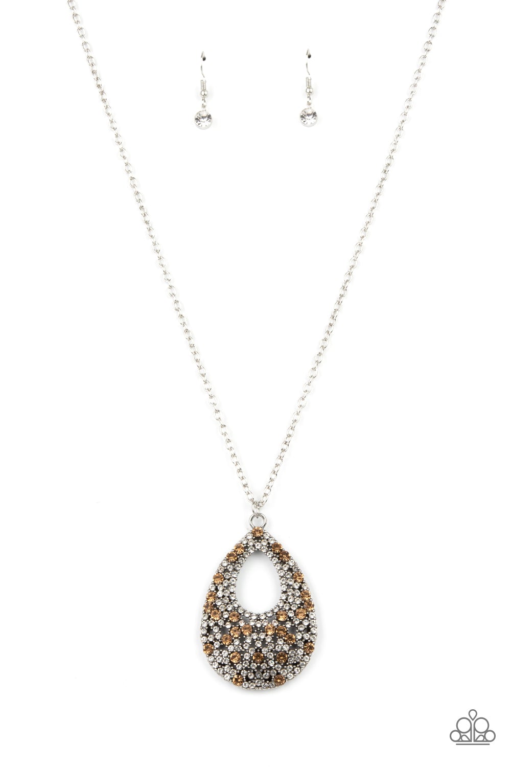 High Society Stargazing Brown Necklace Paparazzi N0201