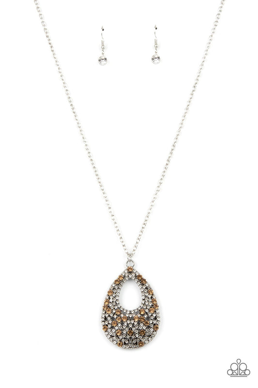 High Society Stargazing Brown Necklace Paparazzi N0201