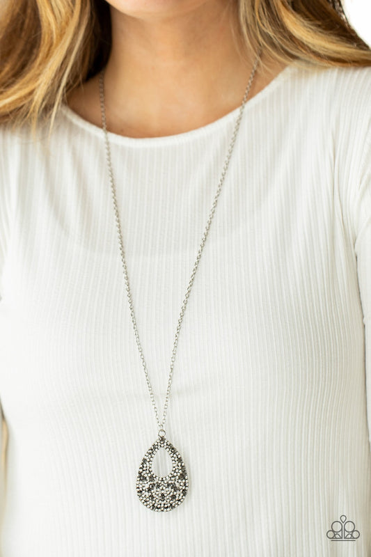 High Society Stargazing Silver Necklace Paparazzi N0287