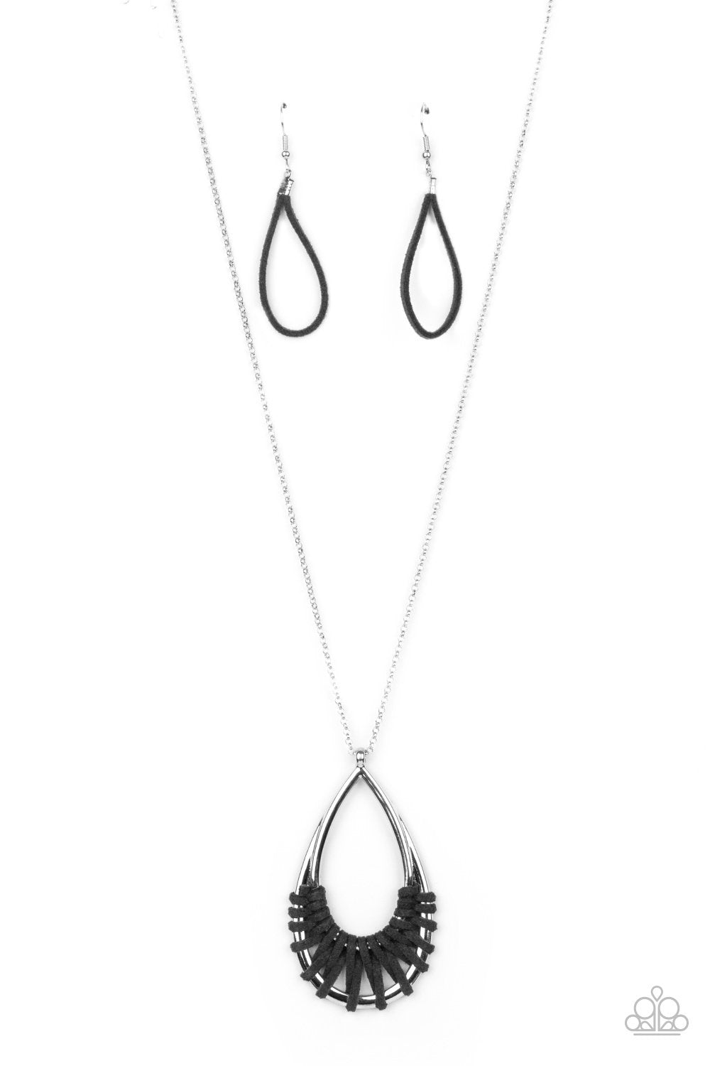 Homespun Artifact Black Necklace N0230