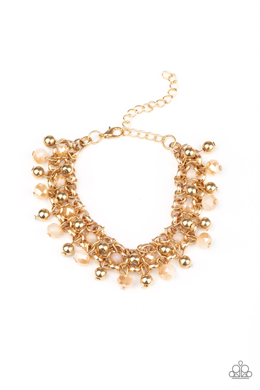 Just For The Fund Of It Gold Bracelet Paparazzi B0049