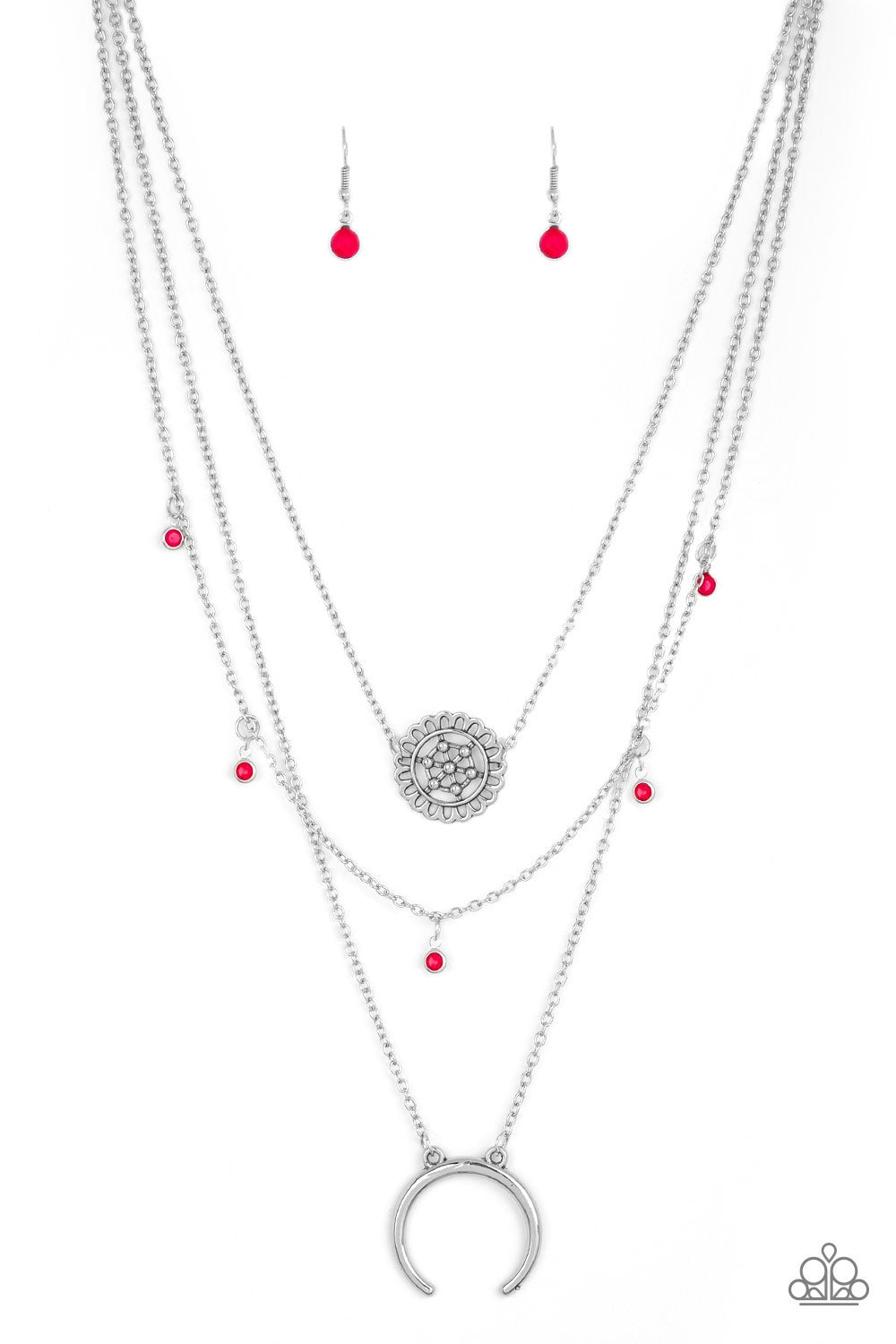 Lunar Lotus Pink Necklace Paparazzi N0146