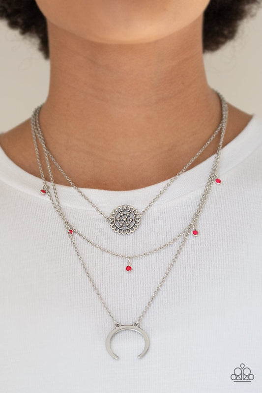 Lunar Lotus Pink Necklace Paparazzi N0146