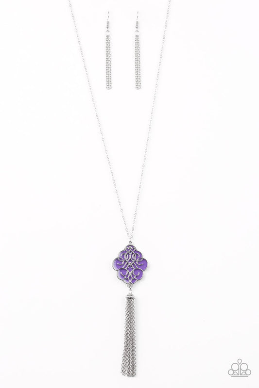 Malibu Mandala Purple Necklace Paparazzi N0059