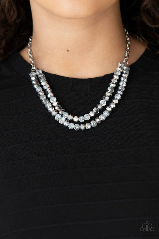 May The Fierce Be With You Silver Necklace Paparazzi N0302