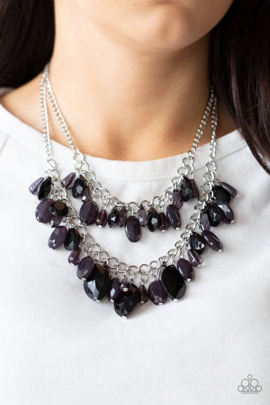 Midsummer Mixer Black Necklace Paparazzi N0529