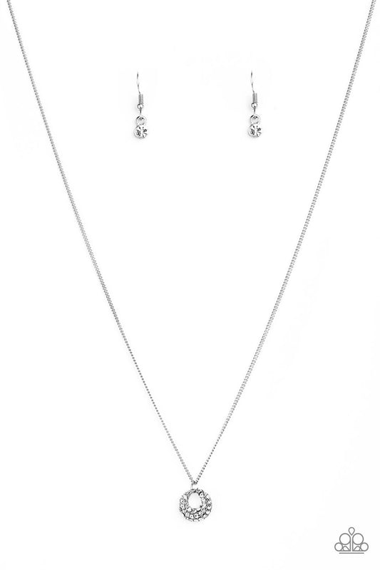 One Small Step For GLAM White Necklace Paparazzi N0524