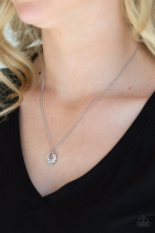 One Small Step For GLAM White Necklace Paparazzi N0524