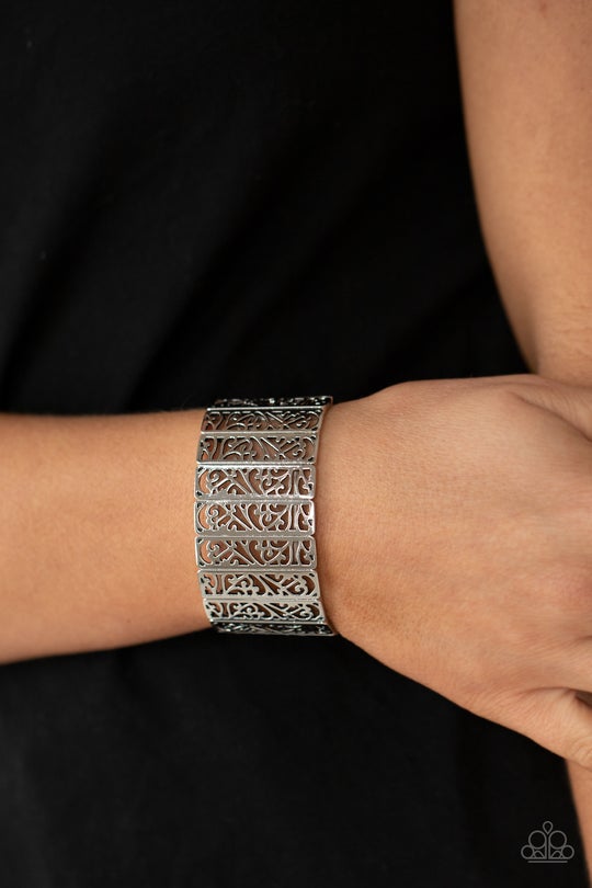 Ornate Orchards Silver Bracelet B0146