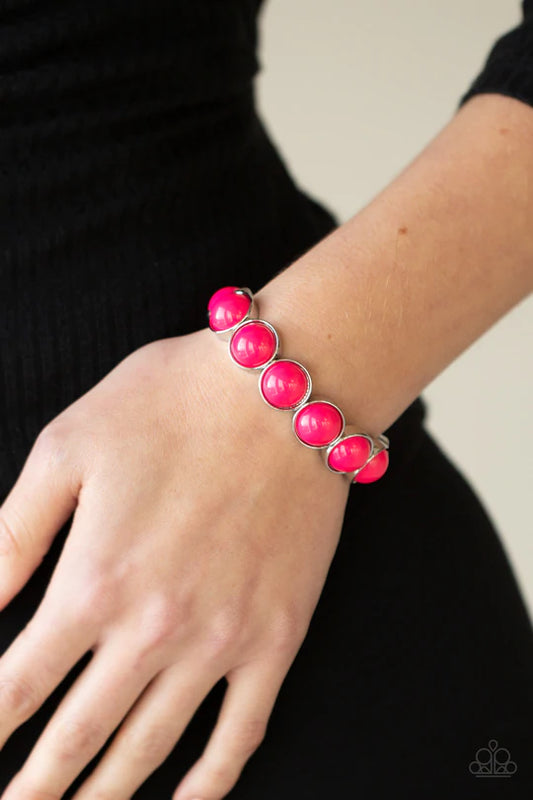 Pop,Drop, And Roll Pink Bracelet Paparazzi   B0171