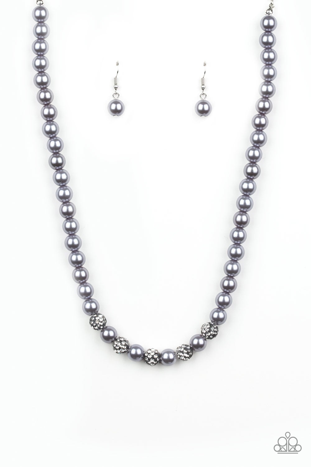 Posh Boss Silver Necklace Paparazzi N0270
