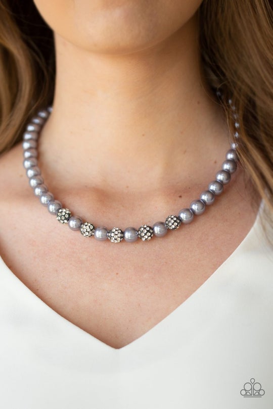 Posh Boss Silver Necklace Paparazzi N0270