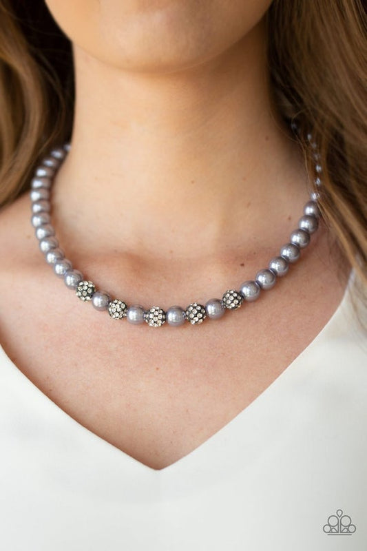 Posh Boss Silver Necklace Paparazzi N0270