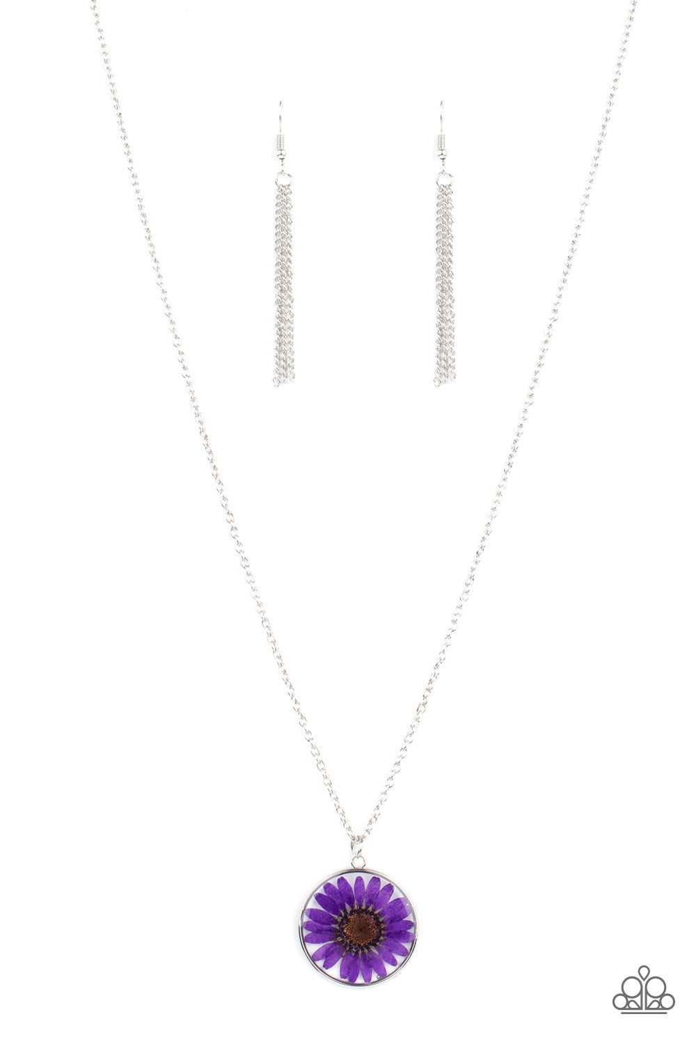 Prairie Promenade Purple Flower Necklace Paparazzi N0243
