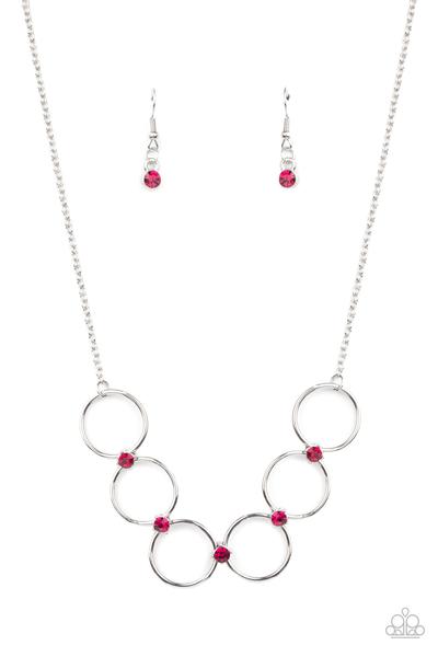 Regal Society Pink Necklace Paparazzi N0329